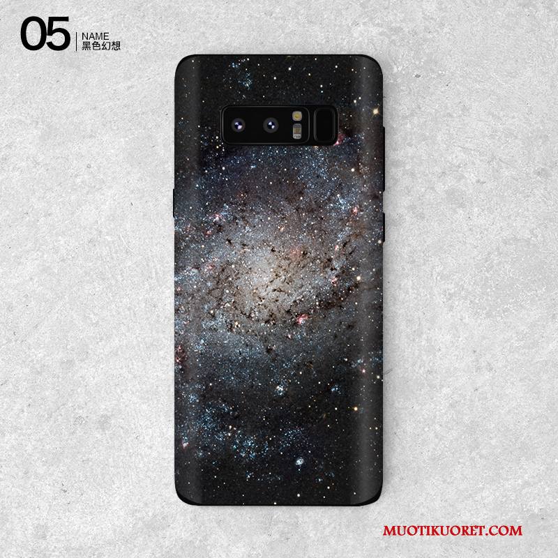 Samsung Galaxy Note 8 Väriset Näytönsuojus Suojaus Puhelimen Violetti Tähti Kuori