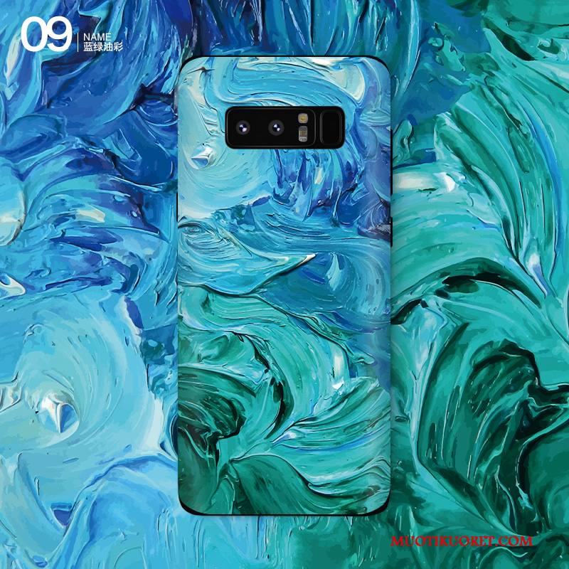 Samsung Galaxy Note 8 Väriset Näytönsuojus Suojaus Puhelimen Violetti Tähti Kuori