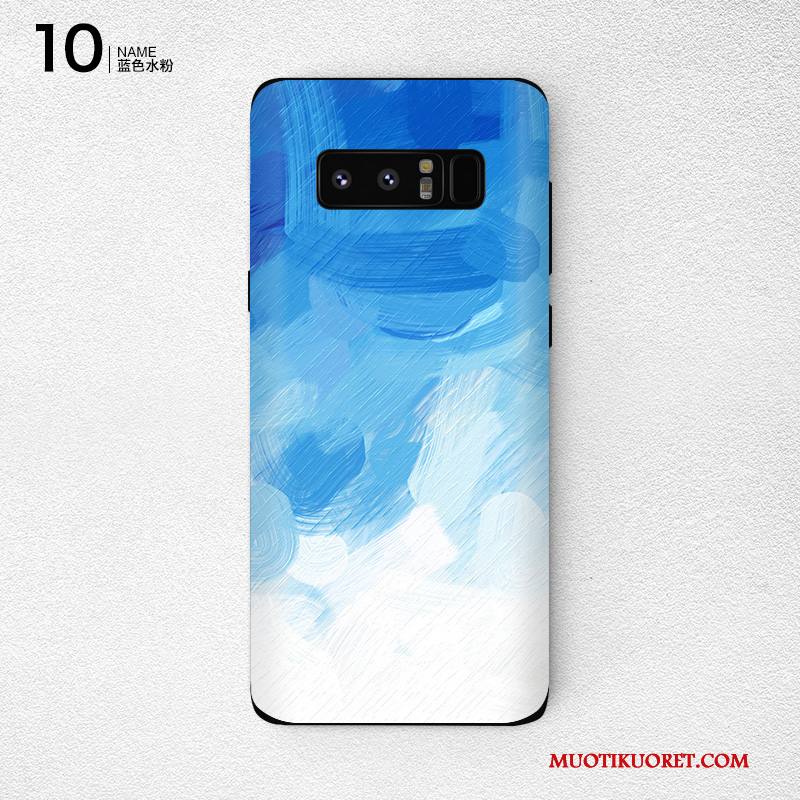 Samsung Galaxy Note 8 Väriset Näytönsuojus Suojaus Puhelimen Violetti Tähti Kuori