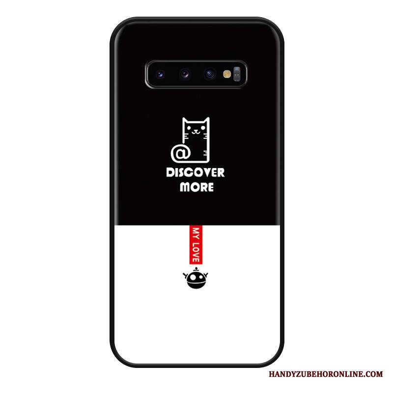Samsung Galaxy S10+ Kuori Musta Ihana Tila Suojaus Tide-brändi Kotelo Rakastunut