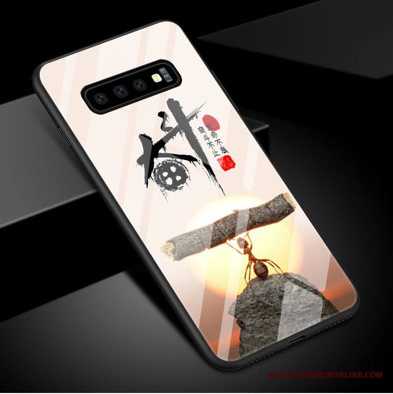 Samsung Galaxy S10 Kuori Peili Kotelo Taide Suojaus Rakastunut Puhelimen Kuoret Valkoinen