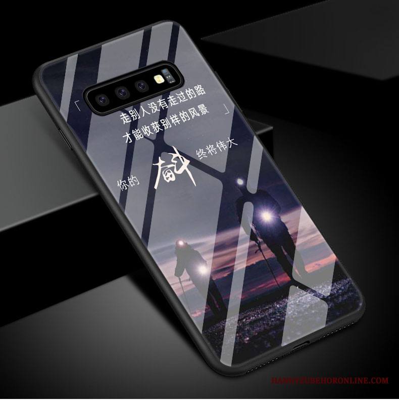 Samsung Galaxy S10 Kuori Peili Kotelo Taide Suojaus Rakastunut Puhelimen Kuoret Valkoinen