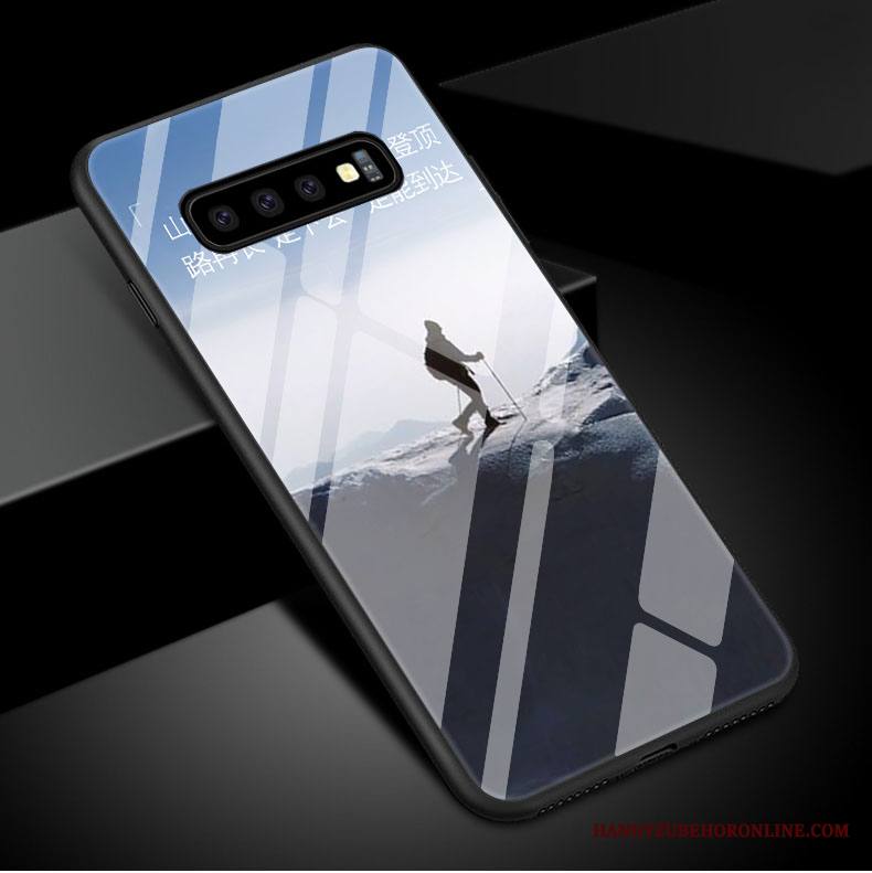 Samsung Galaxy S10 Kuori Peili Kotelo Taide Suojaus Rakastunut Puhelimen Kuoret Valkoinen