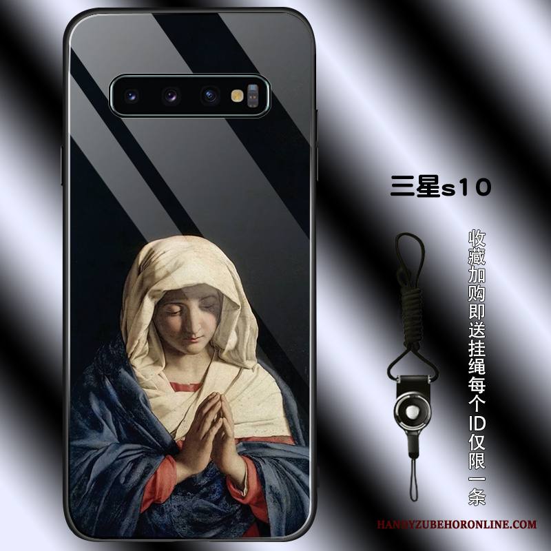 Samsung Galaxy S10 Kuori Silikoni Nuoret Puhelimen Kuoret Trendi Yksinkertainen Eurooppa Lasi