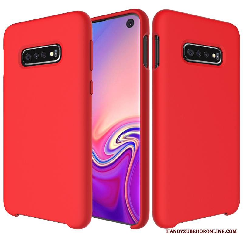 Samsung Galaxy S10 Kuori Silikoni Persoonallisuus Luova Vihreä Ultra Pehmeä Neste Kotelo