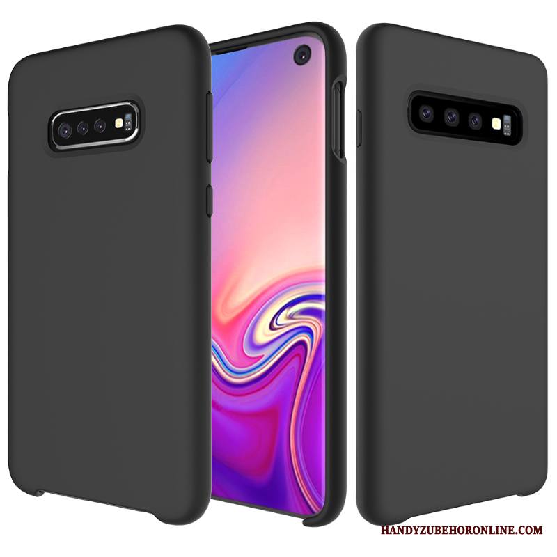 Samsung Galaxy S10 Kuori Silikoni Persoonallisuus Luova Vihreä Ultra Pehmeä Neste Kotelo