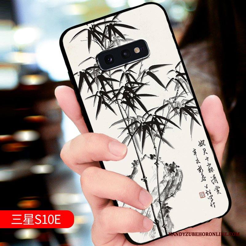 Samsung Galaxy S10e Kuori Kotelo Kohokuviointi Uusi Suojaus Tähti Trendi All Inclusive
