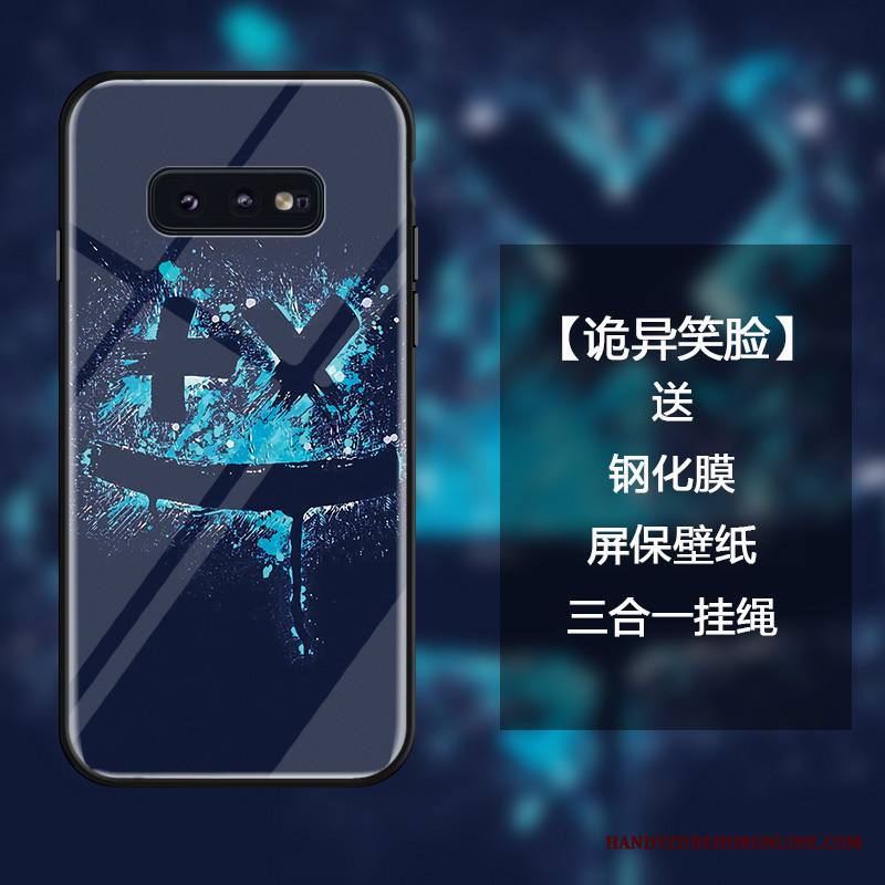 Samsung Galaxy S10e Kuori Tide-brändi All Inclusive Tila Karkaisu Luova Sininen Ripustettavat Koristeet
