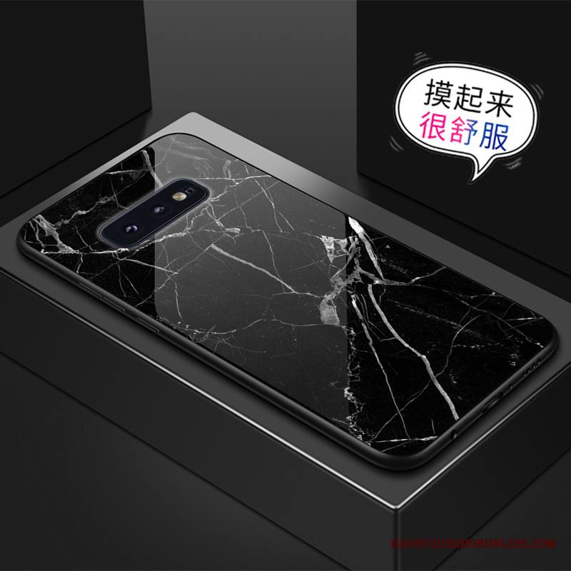 Samsung Galaxy S10e Kuori Tähti Keltainen Kukkakuvio Lasi Puhelimen Kuoret Murtumaton