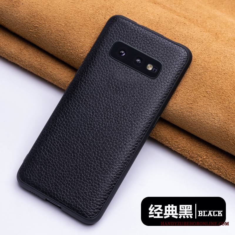 Samsung Galaxy S10e Kuori Ultra Persoonallisuus All Inclusive Nahkakotelo Tide-brändi Sininen Murtumaton