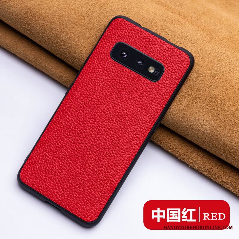 Samsung Galaxy S10e Kuori Ultra Persoonallisuus All Inclusive Nahkakotelo Tide-brändi Sininen Murtumaton