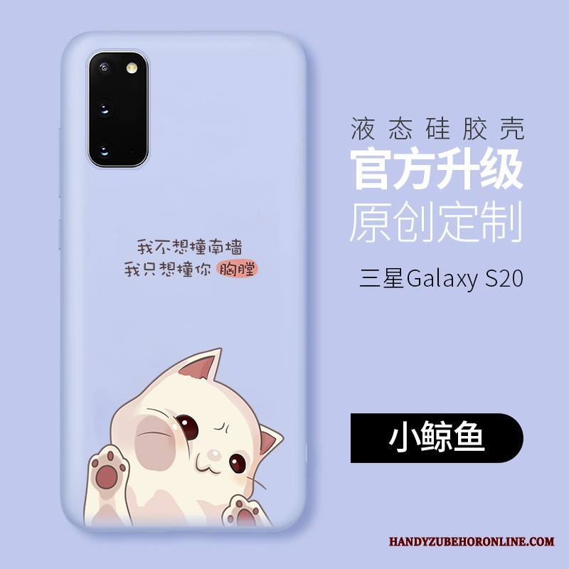Samsung Galaxy S20 Kuori All Inclusive Sininen Puhelimen Kuoret Kotelo Sarjakuva Silikoni Tähti