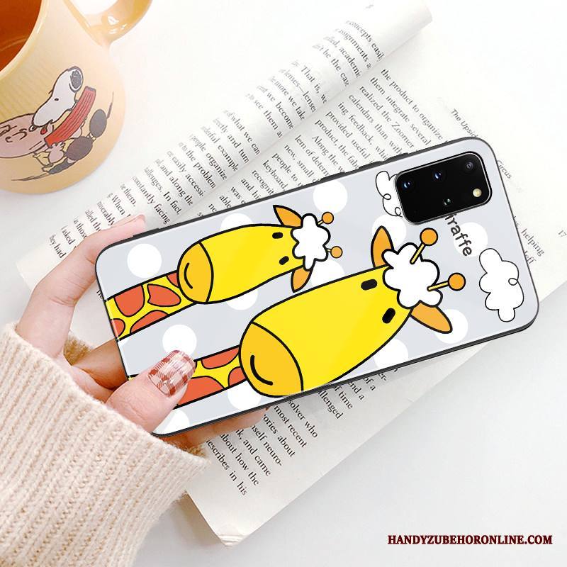 Samsung Galaxy S20+ Kuori Rakastunut Leijona Net Red Lasi Silikoni Peili Murtumaton