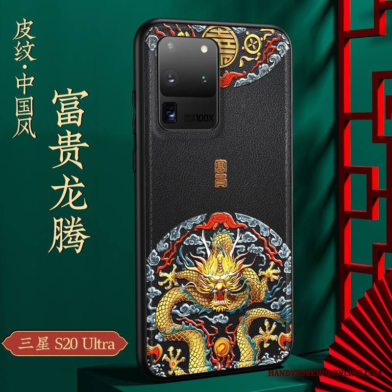 Samsung Galaxy S20 Ultra Kuori Murtumaton Ylellisyys Pesty Suede Kiinalainen Tyyli Silikoni Suojaus Kotelo