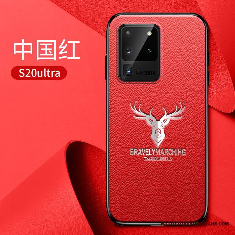 Samsung Galaxy S20 Ultra Net Red Murtumaton Luova Kuori Silikoni Persoonallisuus Tuuli