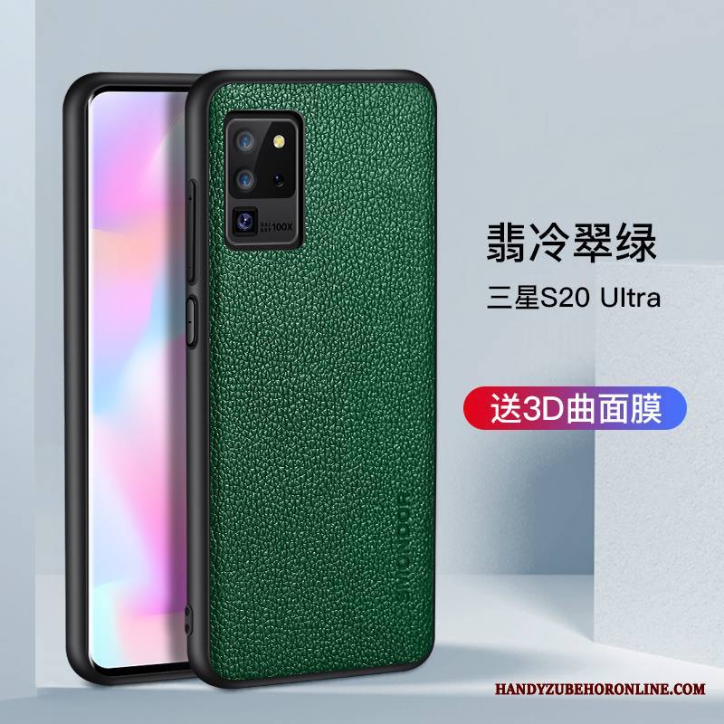 Samsung Galaxy S20 Ultra Silikoni Suojaus Pehmeä Neste Tähti Kuori Murtumaton Lasi