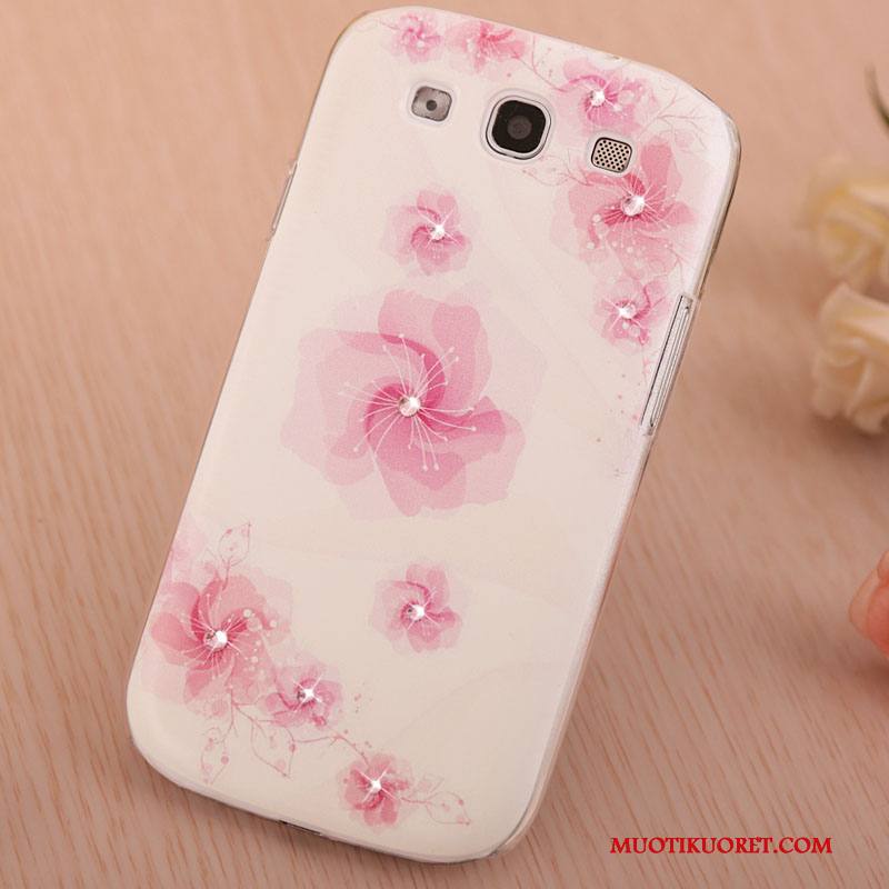Samsung Galaxy S3 Suojaus Jauhe Kotelo Strassi Trendi Maalaus Kuori