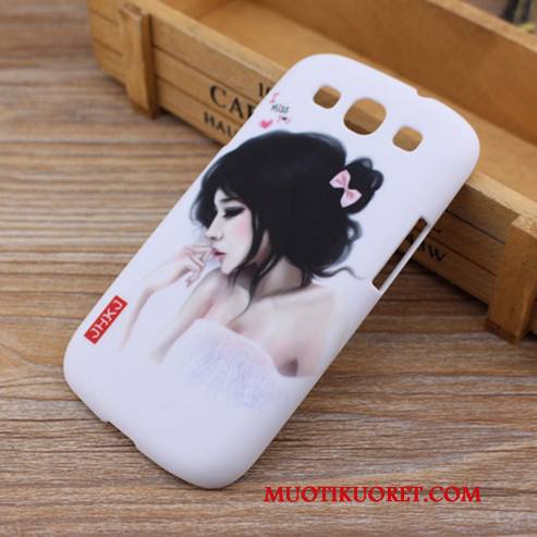 Samsung Galaxy S3 Tähti Kuori Suojaus Pesty Suede Sarjakuva Puhelimen Kuoret Vihreä