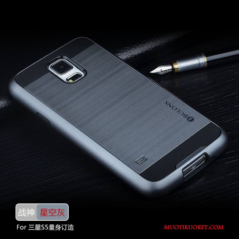 Samsung Galaxy S5 Puhelimen Kuoret Kehys Suojaus Takakansi Kuori Silikoni Murtumaton