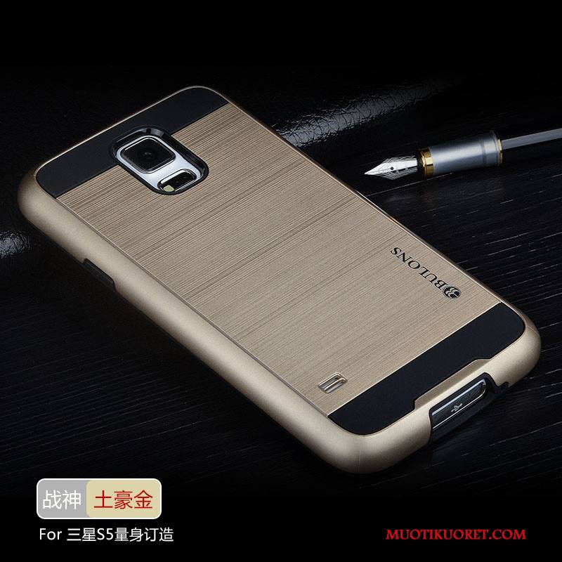 Samsung Galaxy S5 Puhelimen Kuoret Kehys Suojaus Takakansi Kuori Silikoni Murtumaton
