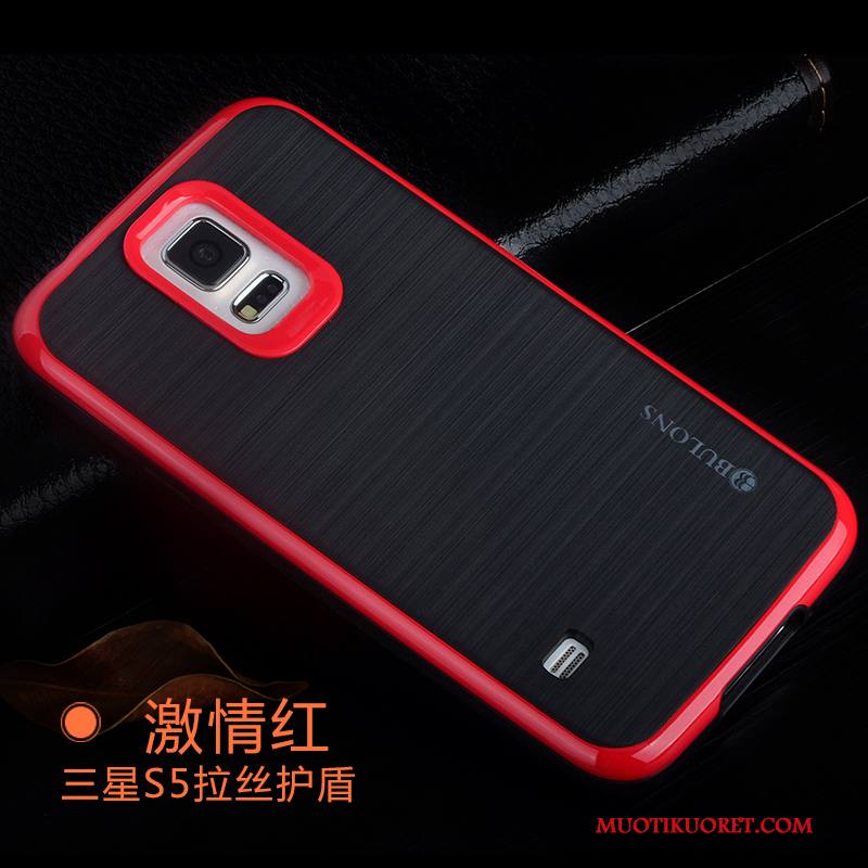 Samsung Galaxy S5 Puhelimen Kuoret Kehys Suojaus Takakansi Kuori Silikoni Murtumaton