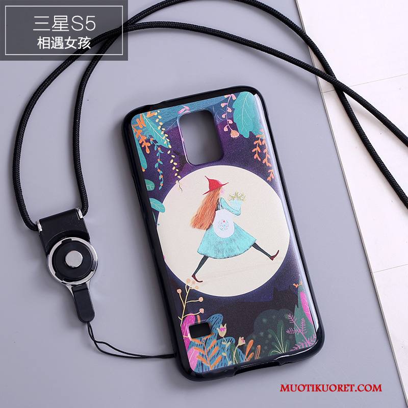 Samsung Galaxy S5 Valkoinen Pehmeä Neste Ihana All Inclusive Kuori Silikoni Tähti