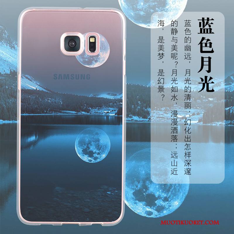 Samsung Galaxy S6 Edge Kuori Kotelo All Inclusive Suojaus Puhelimen Kuoret Silikoni Murtumaton Jauhe