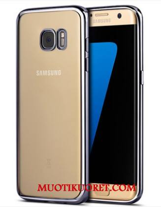 Samsung Galaxy S6 Edge + Kuori Kotelo Kulta Suojaus Pehmeä Neste Tähti Silikoni Puhelimen Kuoret