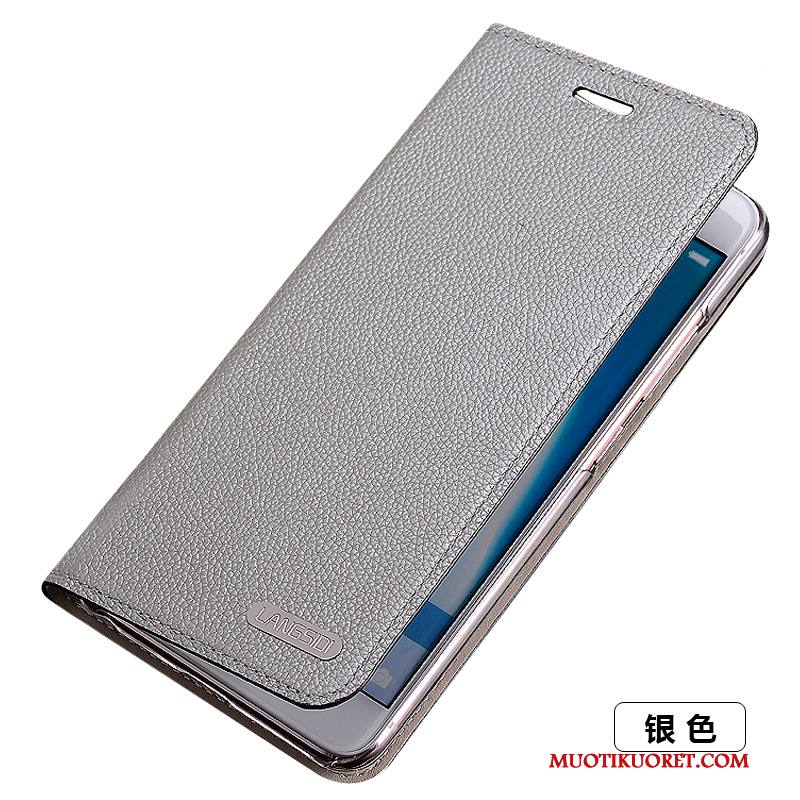 Samsung Galaxy S6 Edge Kuori Suojaus Jauhe Ohut Nahkakotelo Murtumaton Tähti Aito Nahka