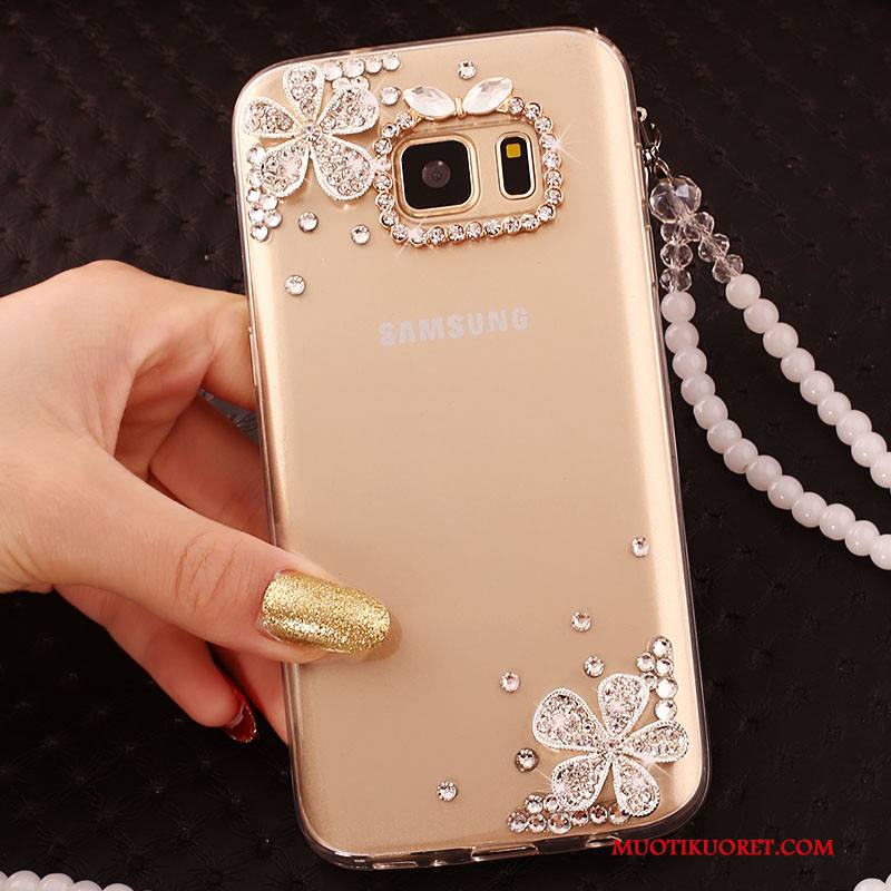 Samsung Galaxy S6 Kuori Suojaus Kulta Pehmeä Neste Tähti Puhelimen Kuoret Kotelo All Inclusive