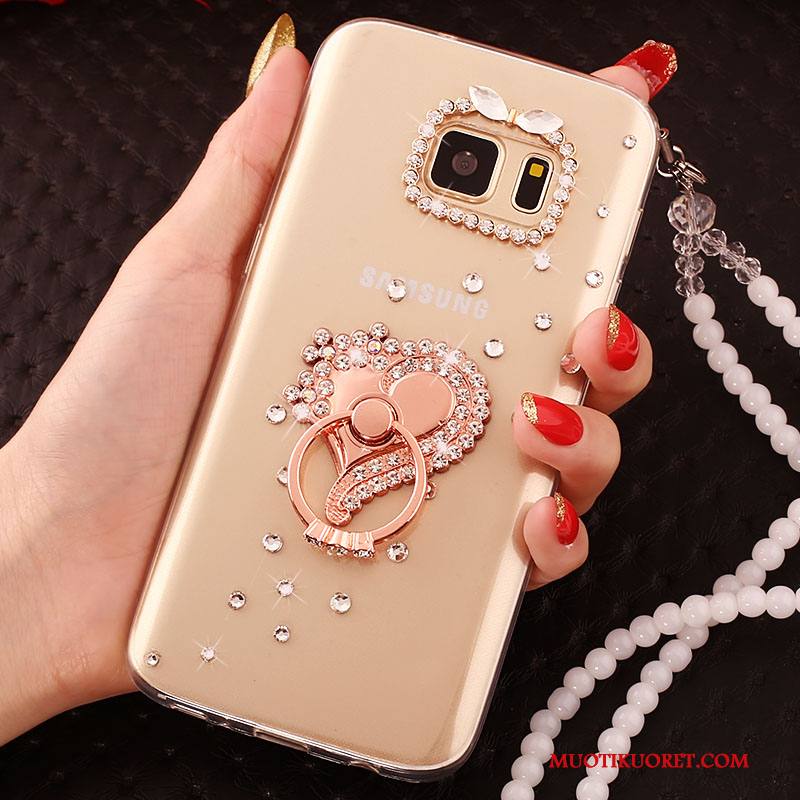 Samsung Galaxy S6 Kuori Suojaus Kulta Pehmeä Neste Tähti Puhelimen Kuoret Kotelo All Inclusive
