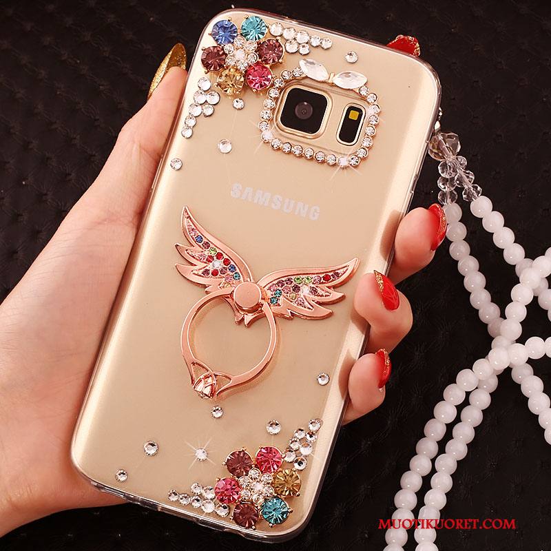 Samsung Galaxy S6 Kuori Suojaus Kulta Pehmeä Neste Tähti Puhelimen Kuoret Kotelo All Inclusive