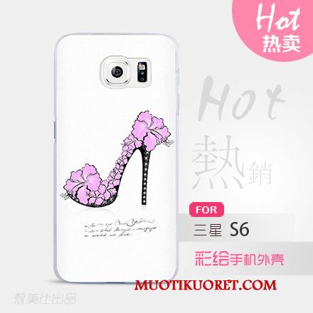 Samsung Galaxy S6 Kuori Suojaus Vihreä Puhelimen Kuoret Tähti Kotelo