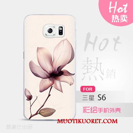 Samsung Galaxy S6 Kuori Suojaus Vihreä Puhelimen Kuoret Tähti Kotelo