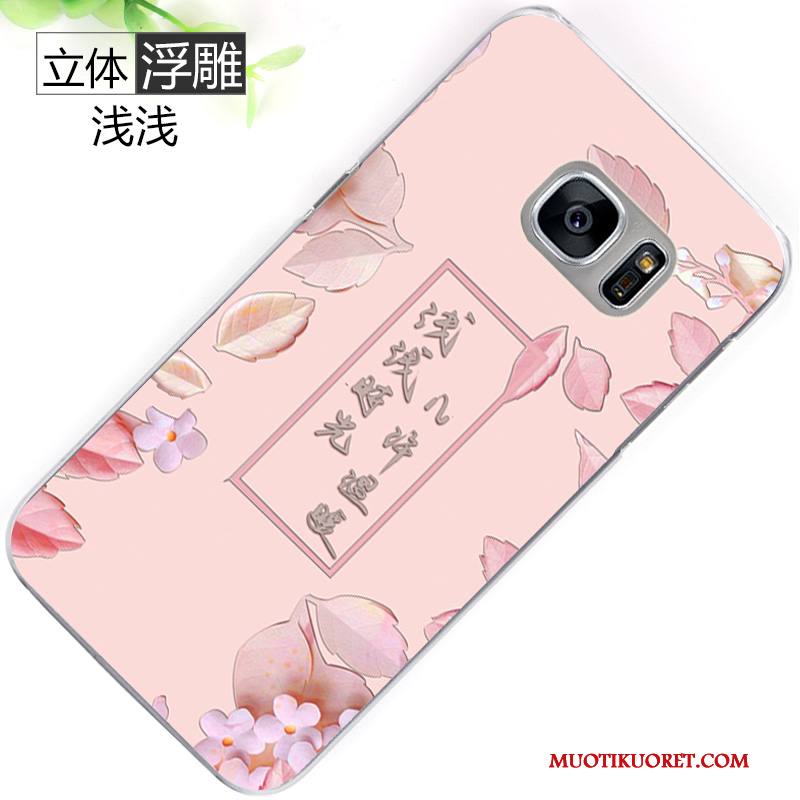 Samsung Galaxy S7 Edge Kuori Kova Suojaus Persoonallisuus Luova Puhelimen Kuoret Kohokuviointi Murtumaton