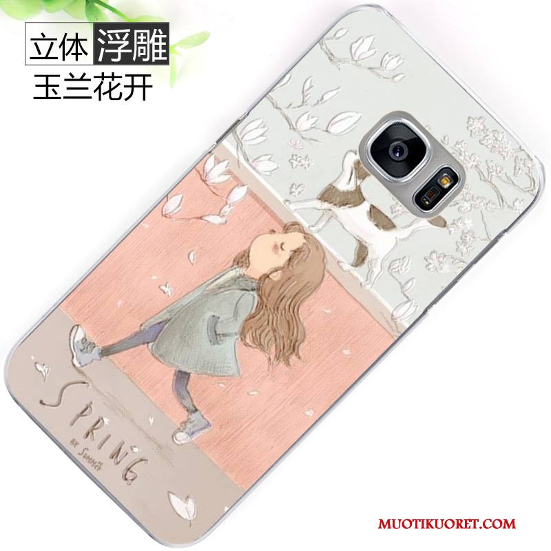 Samsung Galaxy S7 Edge Kuori Kova Suojaus Persoonallisuus Luova Puhelimen Kuoret Kohokuviointi Murtumaton