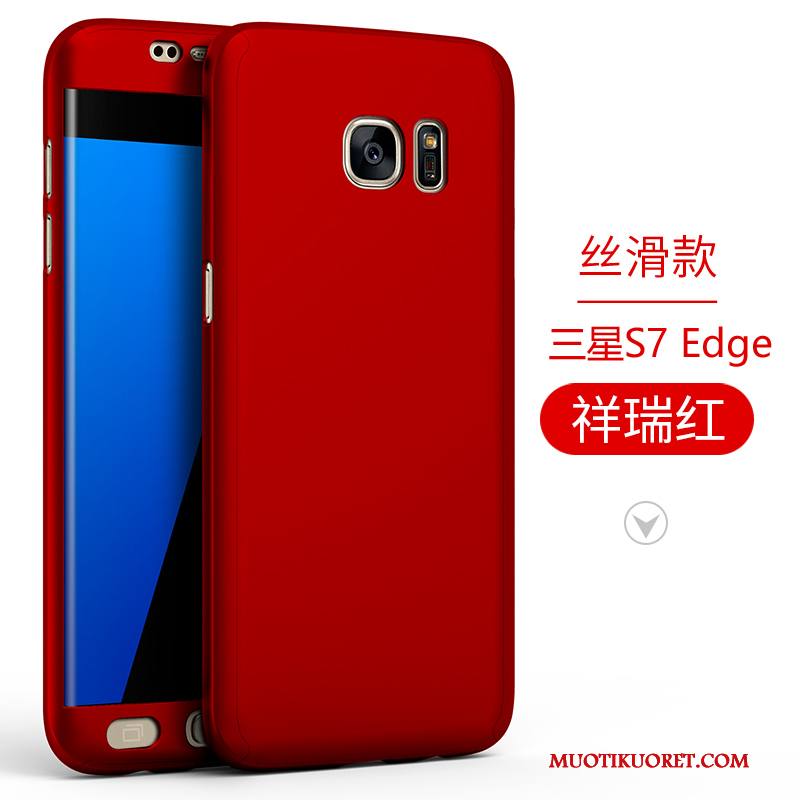 Samsung Galaxy S7 Edge Kuori Puhelimen Kuoret Silikoni Murtumaton Tähti Tummanvihreä Suojaus All Inclusive