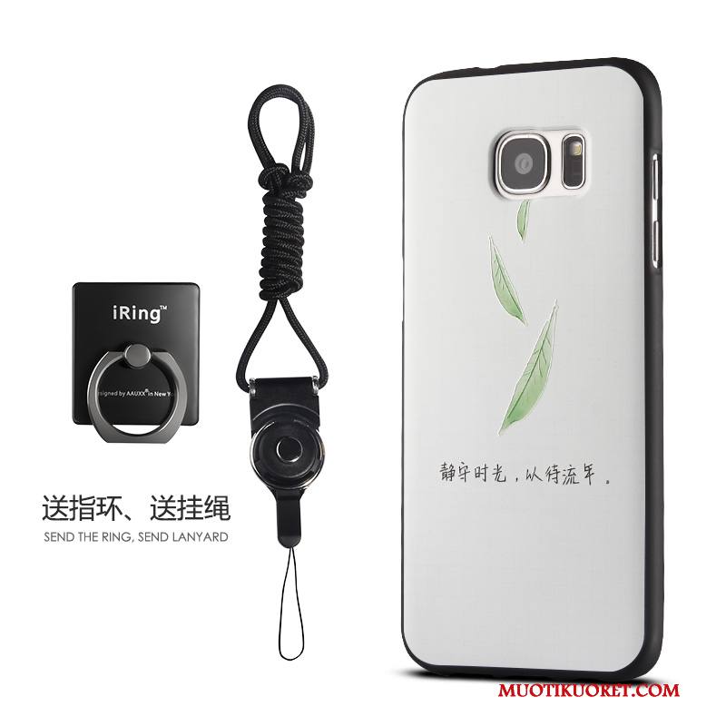 Samsung Galaxy S7 Edge Kuori Tähti Kustannukset Murtumaton Silikoni All Inclusive Valkoinen Kotelo