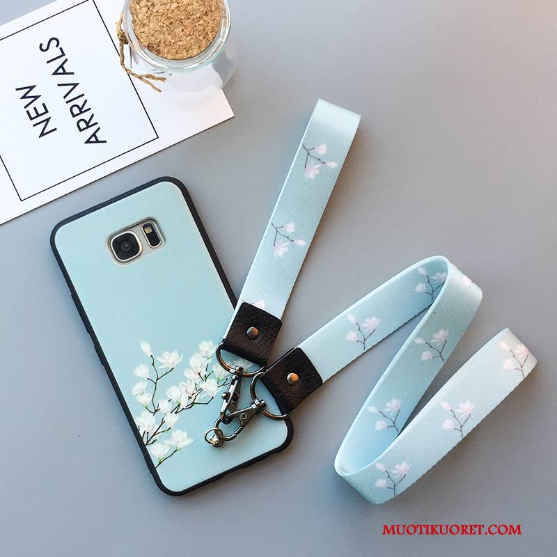 Samsung Galaxy S7 Edge Kuori Tähti Kustannukset Murtumaton Silikoni All Inclusive Valkoinen Kotelo