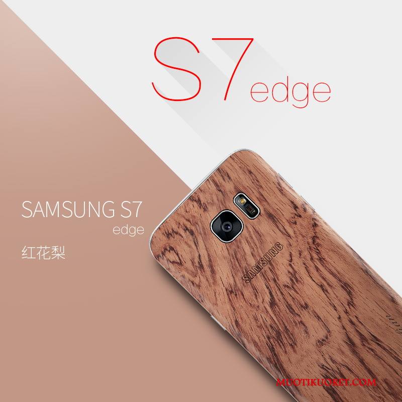 Samsung Galaxy S7 Edge Kuori Tähti Suojaus Massiivipuu Puhelimen Kuoret Ohut Kotelo Ultra