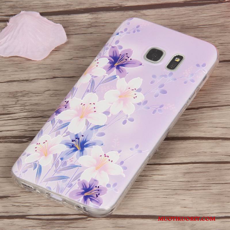 Samsung Galaxy S7 Musta Pehmeä Neste Puhelimen Valkoinen Kuori Puhelimen Kuoret Suojaus