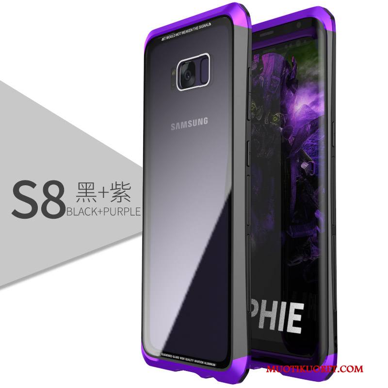 Samsung Galaxy S8 All Inclusive Kuori Karkaisu Kotelo Puhelimen Kuoret Lasi Tähti