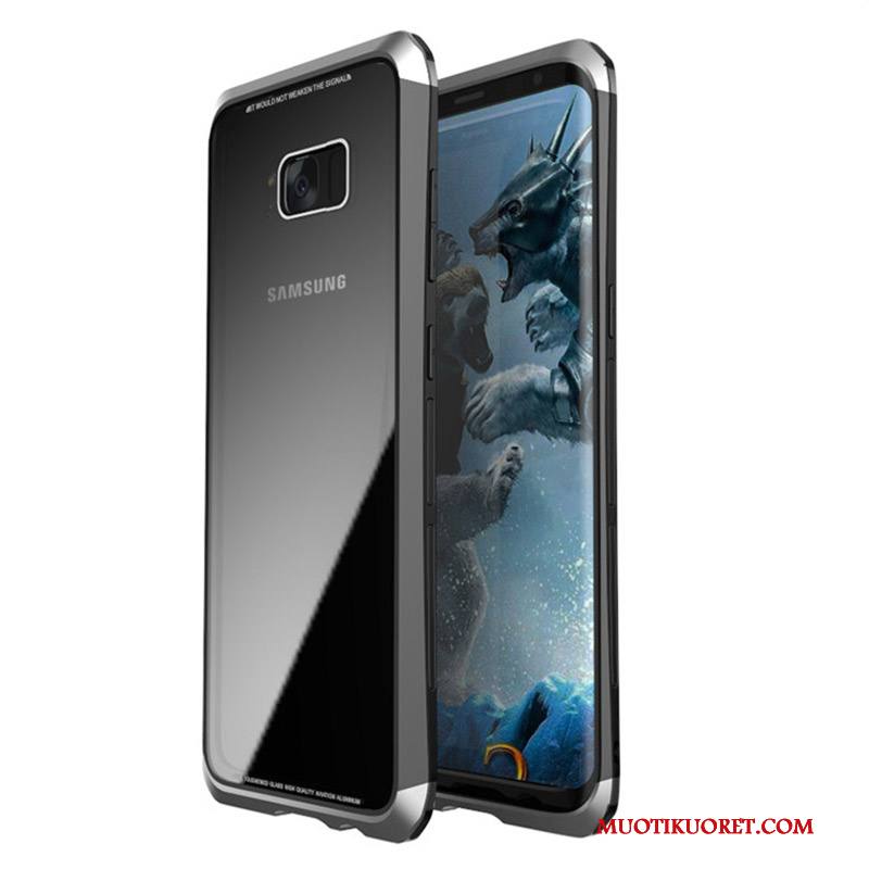 Samsung Galaxy S8 All Inclusive Kuori Karkaisu Kotelo Puhelimen Kuoret Lasi Tähti