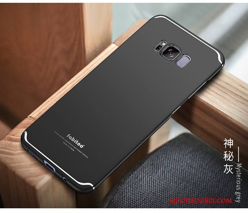 Samsung Galaxy S8+ All Inclusive Persoonallisuus Kova Punainen Kuori Suojaus Pesty Suede