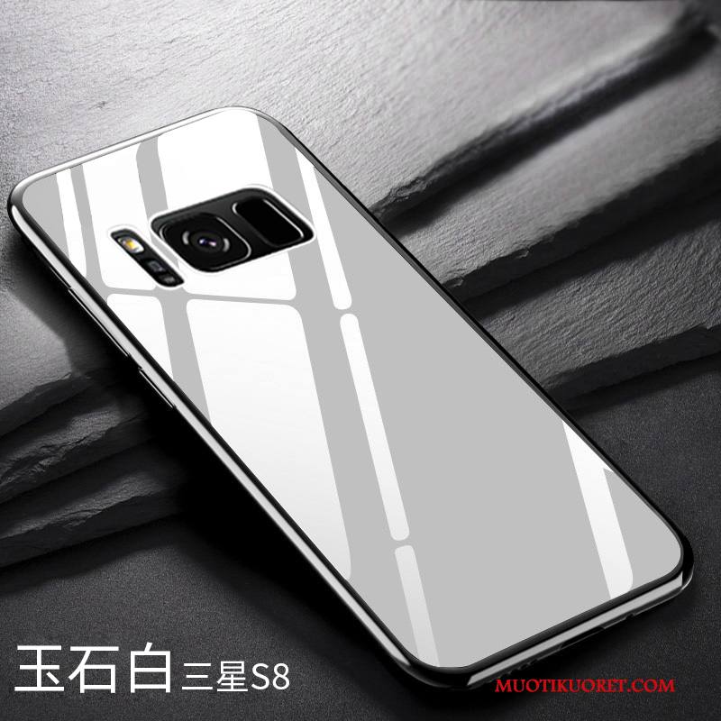 Samsung Galaxy S8 Kuori All Inclusive Ohut Lasi Tähti Silikoni Suojaus Murtumaton