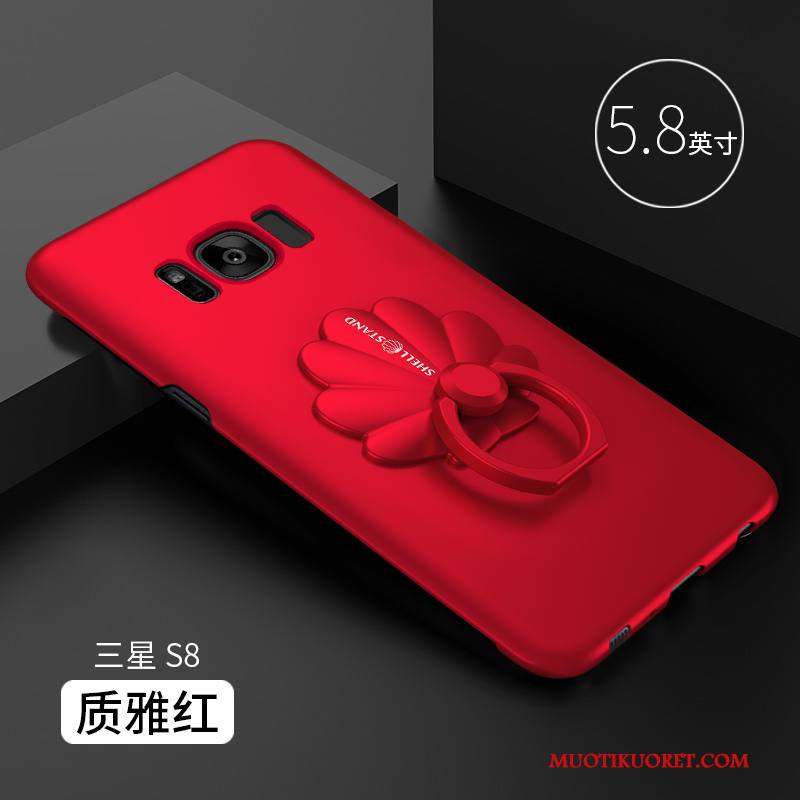 Samsung Galaxy S8 Kuori All Inclusive Suojaus Kotelo Tähti Väriset Kova Pesty Suede