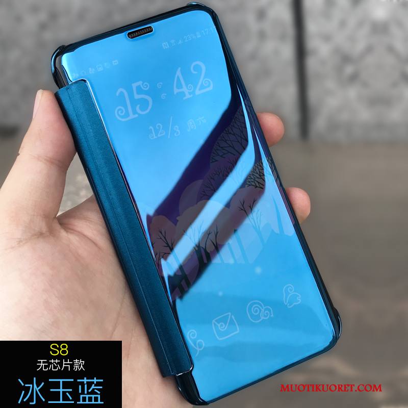 Samsung Galaxy S8 Kuori Horrostila Kuoret Suojaus Tähti Peili Kotelo Nahkakotelo