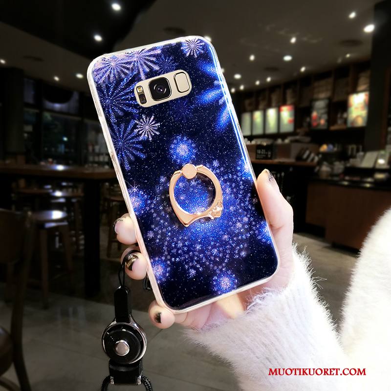 Samsung Galaxy S8 Kuori Kova Persoonallisuus Violetti Kotelo Tähti Luova Murtumaton