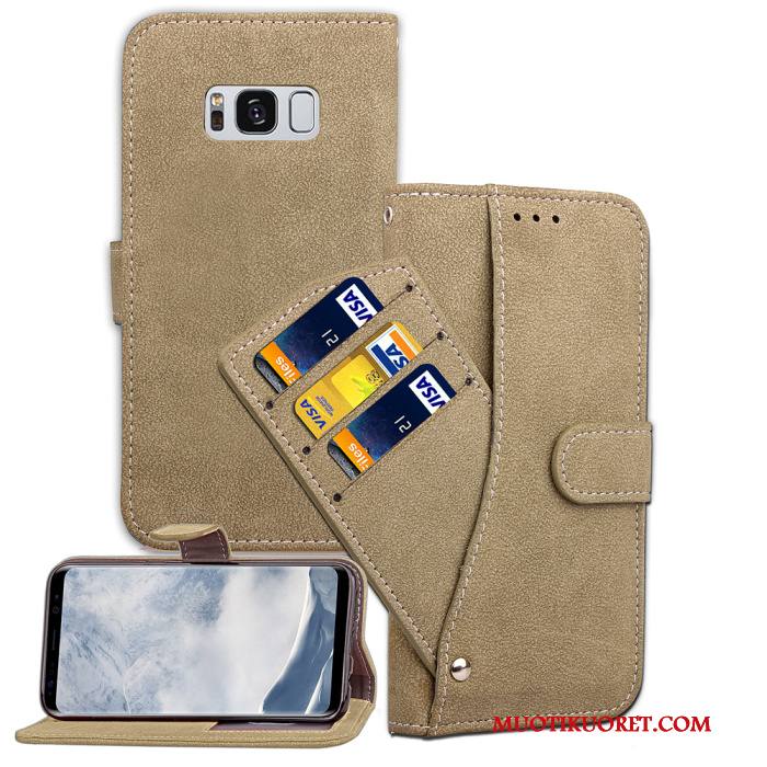 Samsung Galaxy S8 Kuori Murtumaton Puhelimen Suojaus Puhelimen Kuoret All Inclusive Sininen Kotelo