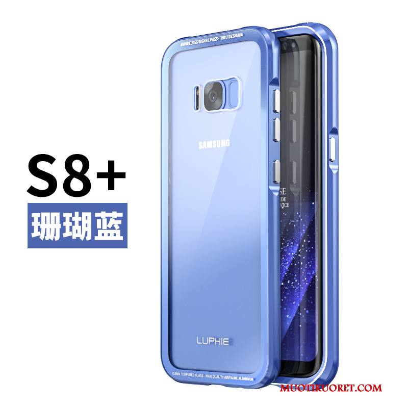 Samsung Galaxy S8+ Kuori Murtumaton Sininen Metalli Kotelo Puhelimen Puhelimen Kuoret Kehys